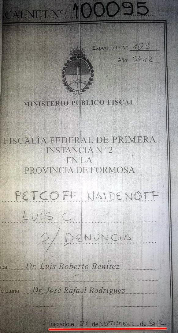 TOF / Cronología de una denuncia que comenzó en el 2012, en Formosa