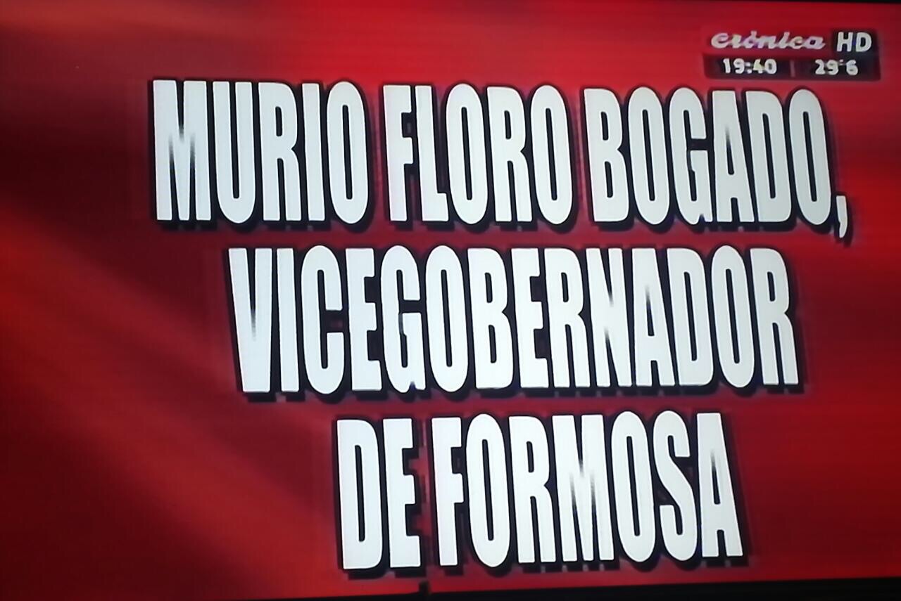 A las 19:30 hs falleció Floro Bogado