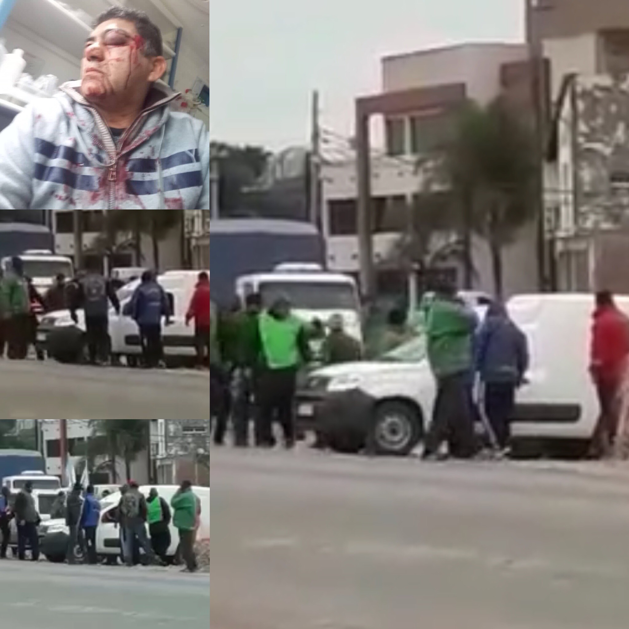 Camioneros agredió al dueño de una camioenta