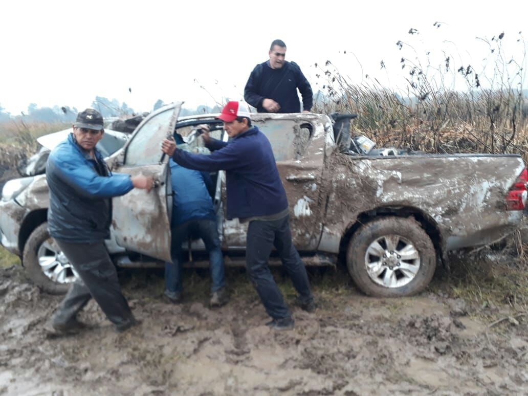 Dos MUERTOS en un accidente en la RP25 de Fontana