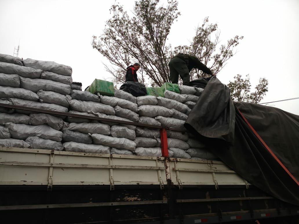 Llevaban carbón, y de paso, droga