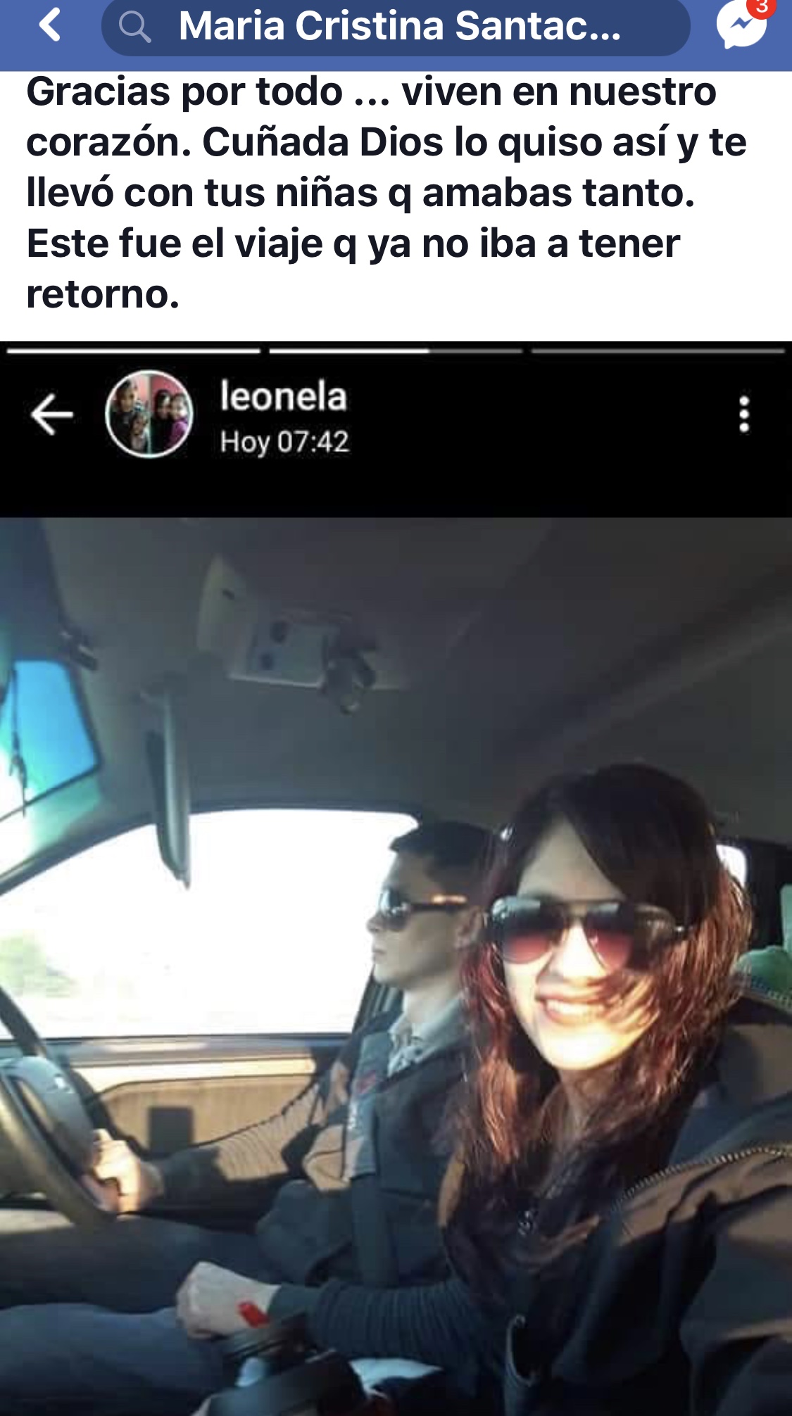 Gendarme de Siete Palmas perdió a su familia en un accidente