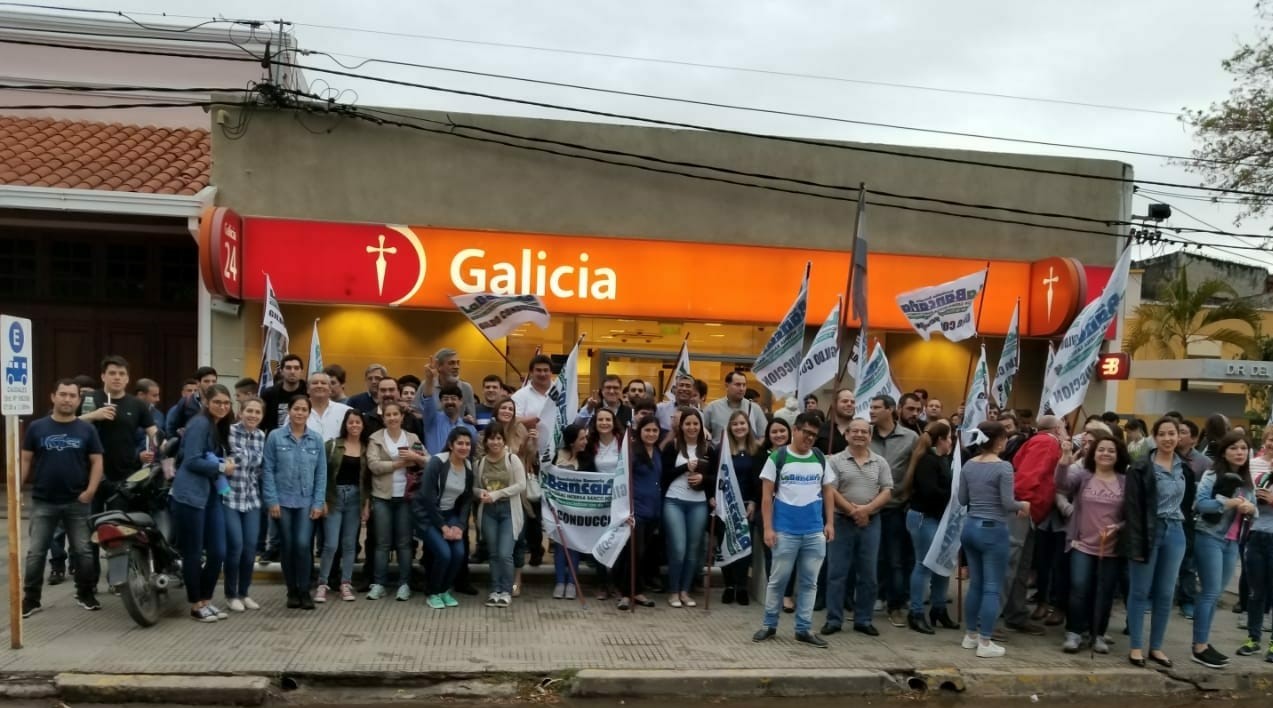 Los BANCARIOS de FORMOSA marcharon rechazando las políticas de MACRI