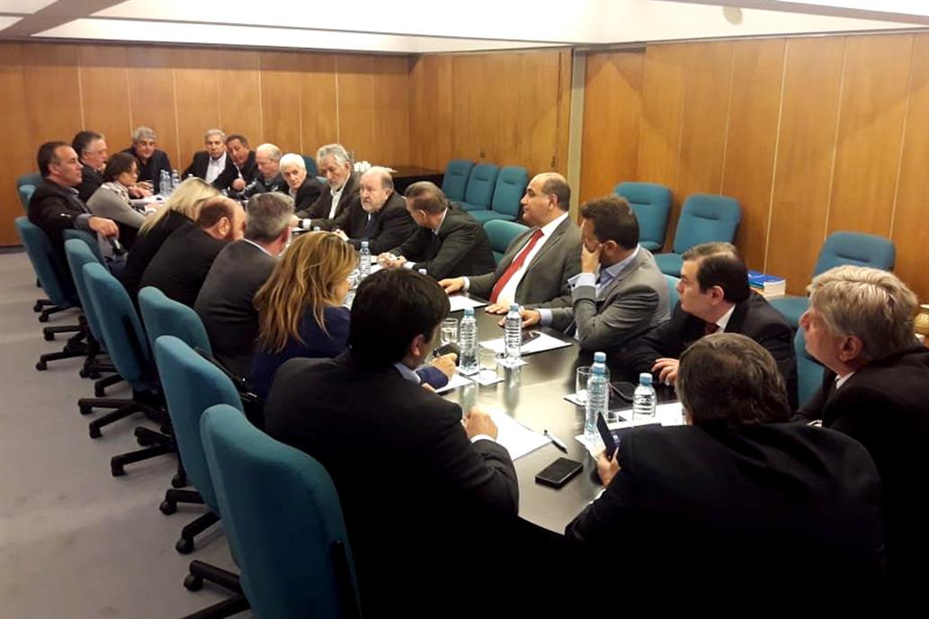 Gildo, Mayans y gobernadores reunidos con Massa