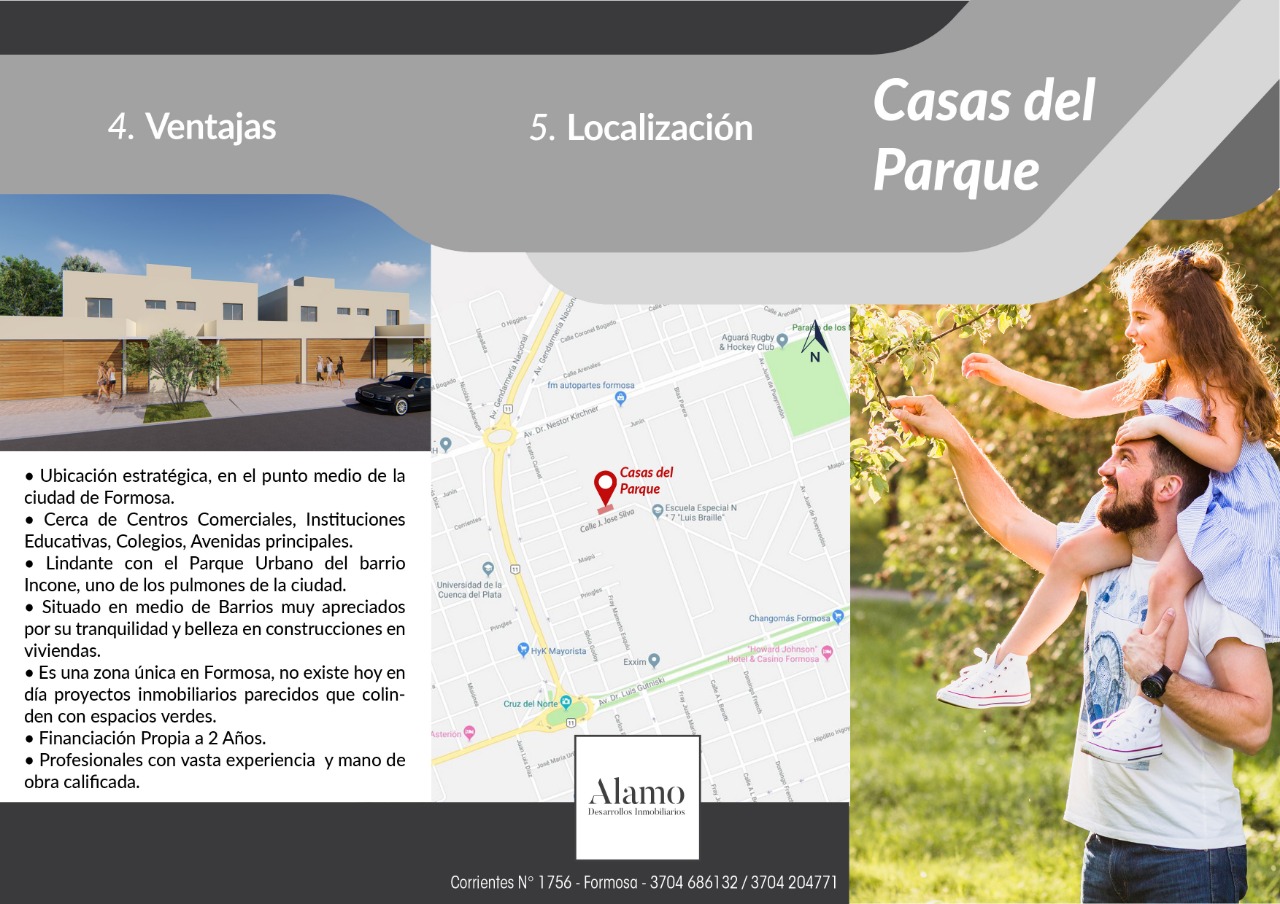 Otro emprendimiento inmobiliario financiado: casas con piscina y tres dormitorios