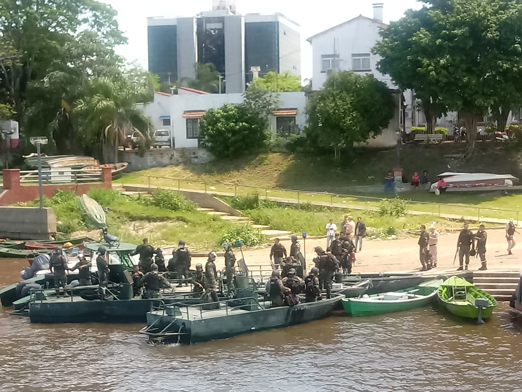Enfrentamiento en El Mangal, entre contrabandistas y Prefectura