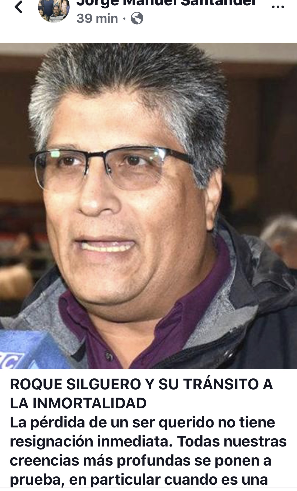 Falleció Roque Silguero, decano de la UNaF