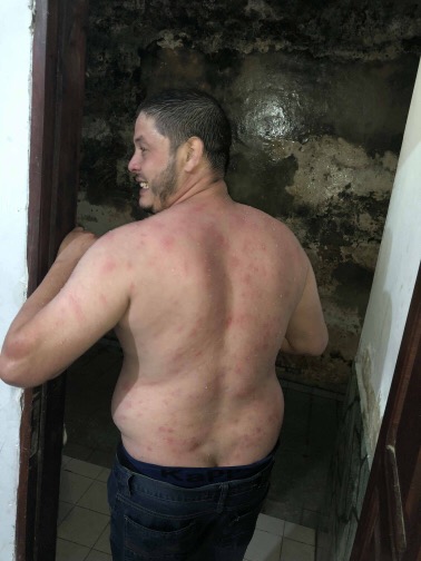 Temporal de granizo y lluvia en la madrugada