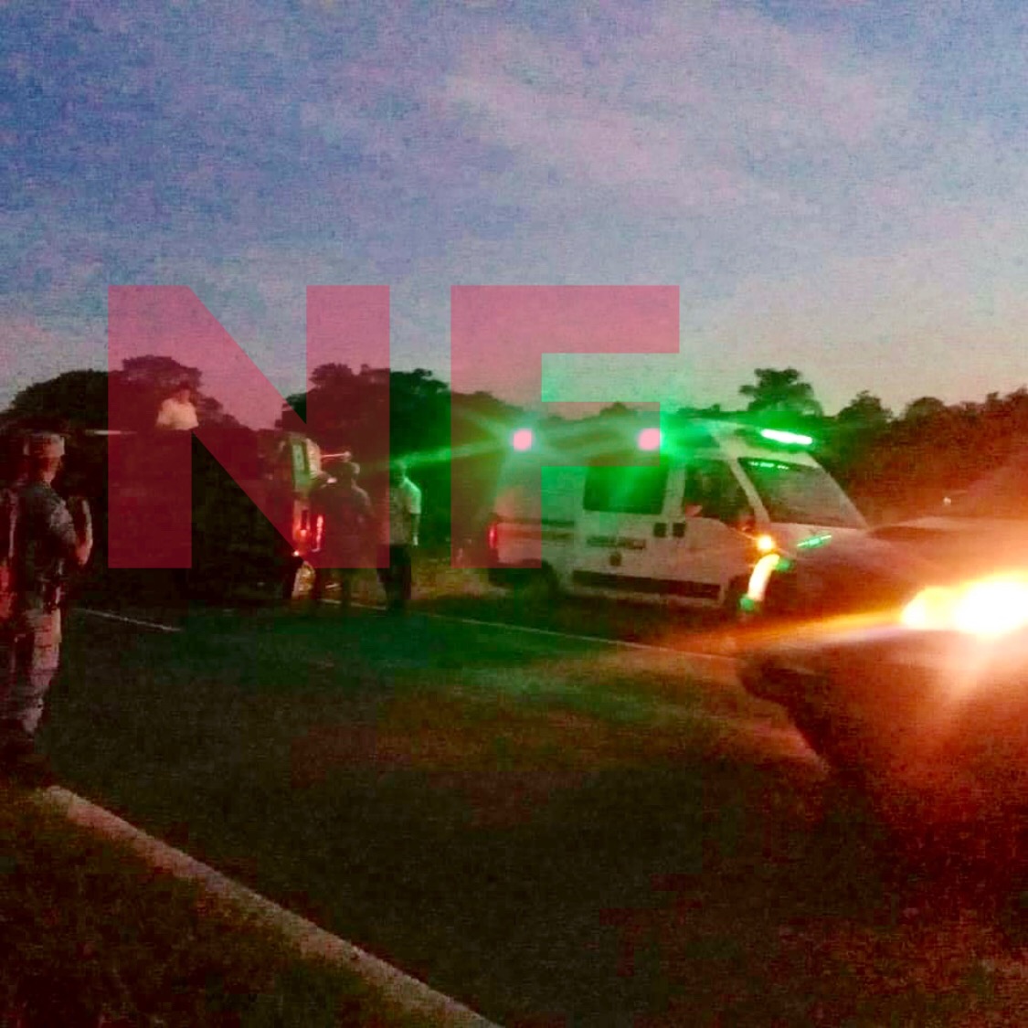 Volcó un camión de Prosegur