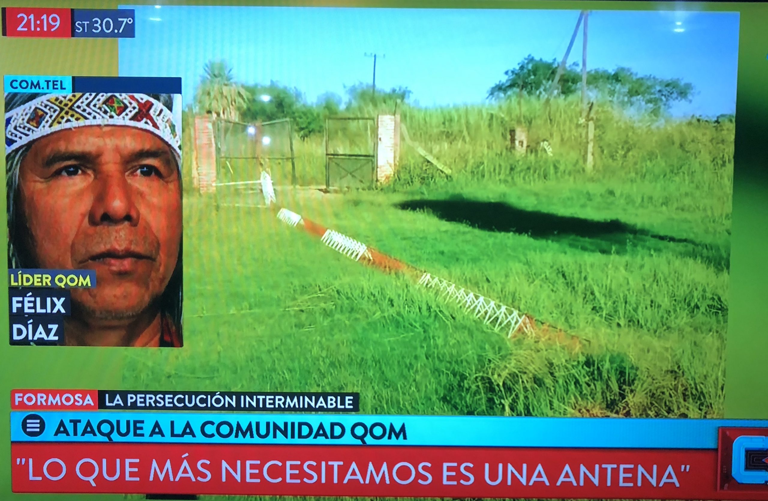 Acción deliberada provocó la caída de la antena de la radio qom de La Primavera