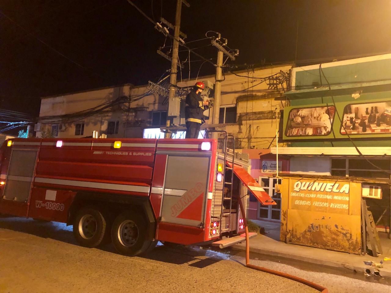 Principo de incendio en La Capital