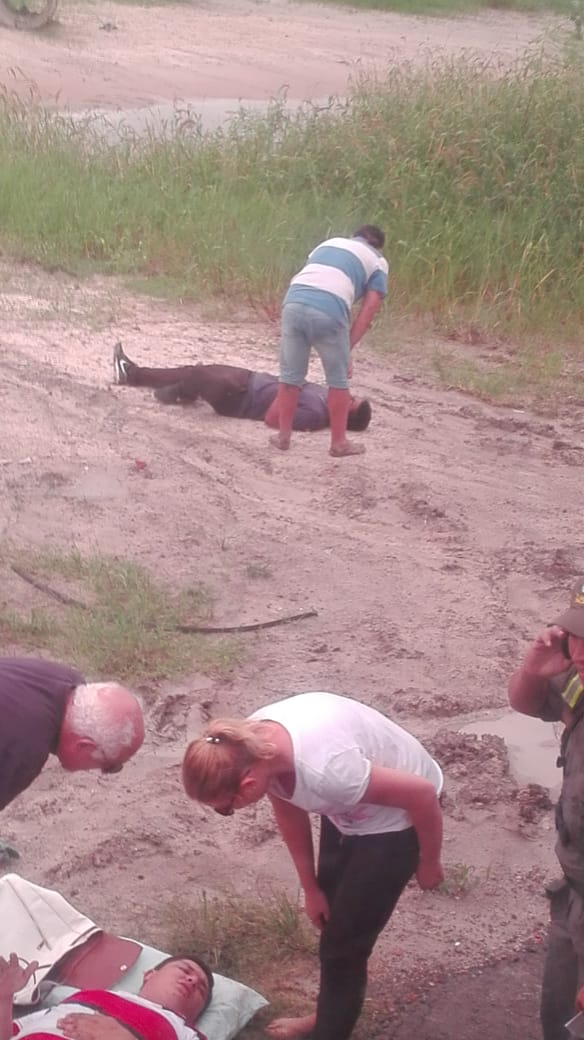 Triple choque en la Ruta 11, a la altura de Tatané (video)