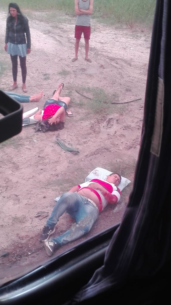 Triple choque en la Ruta 11, a la altura de Tatané (video)