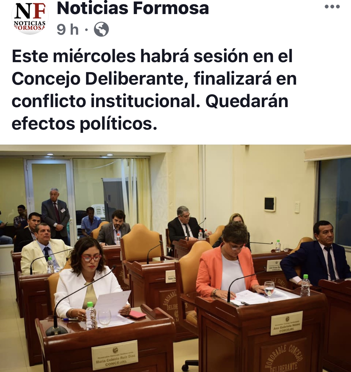 La oposición dará quorum y se normalizará «a medias» el Concejo capitalino