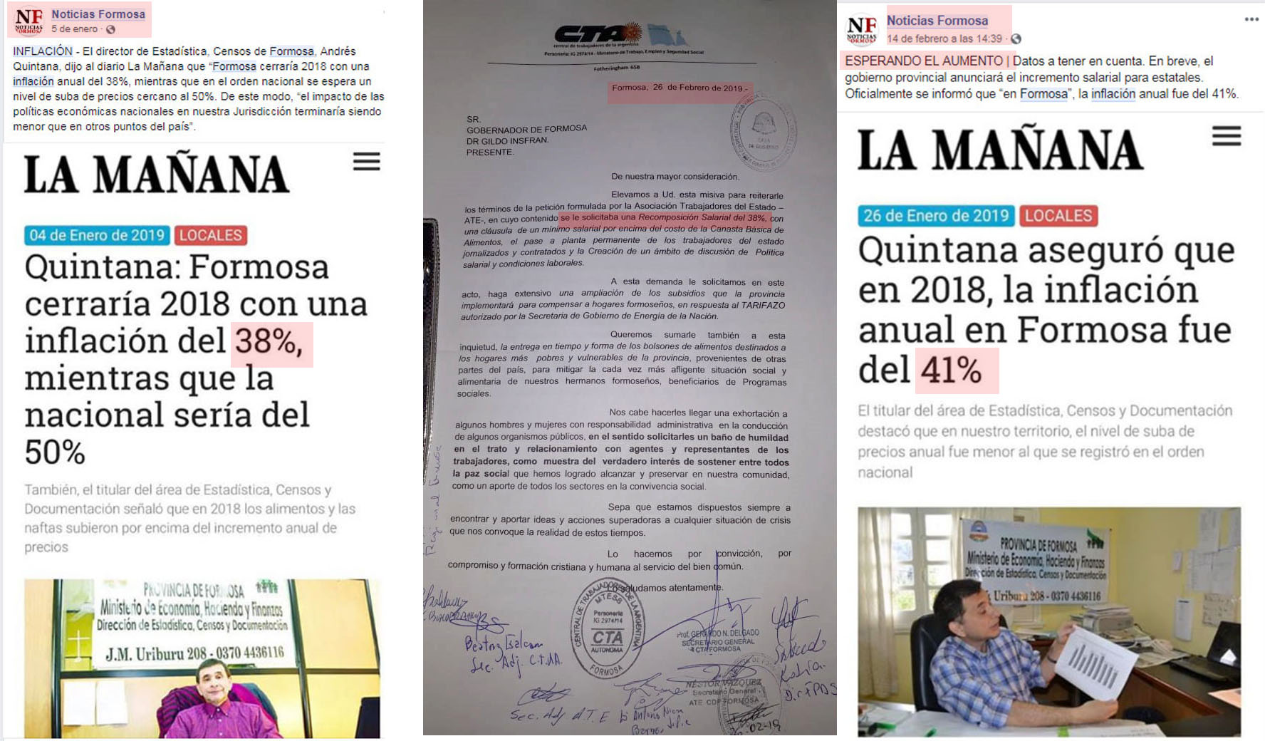 Insfrán anunció aumento «record» de 42% para estatales: Adelanta las elecciones?
