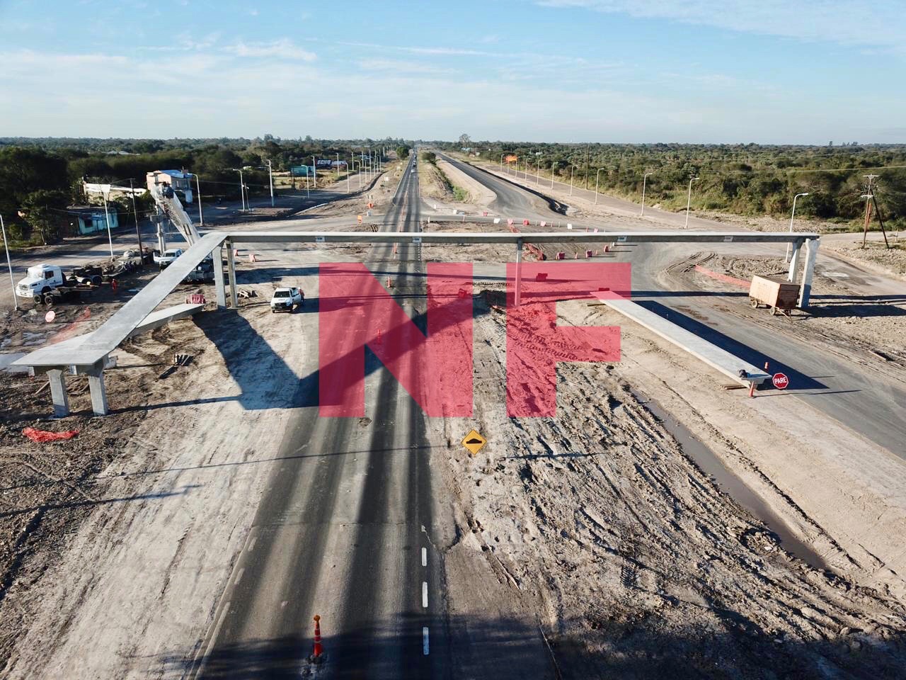 Avanza la obra del puente peatonal