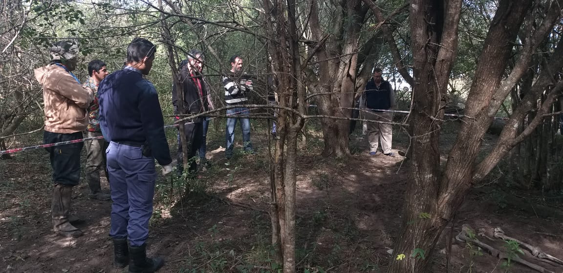 Hallaron restos óseos en una estancia de San Hilario