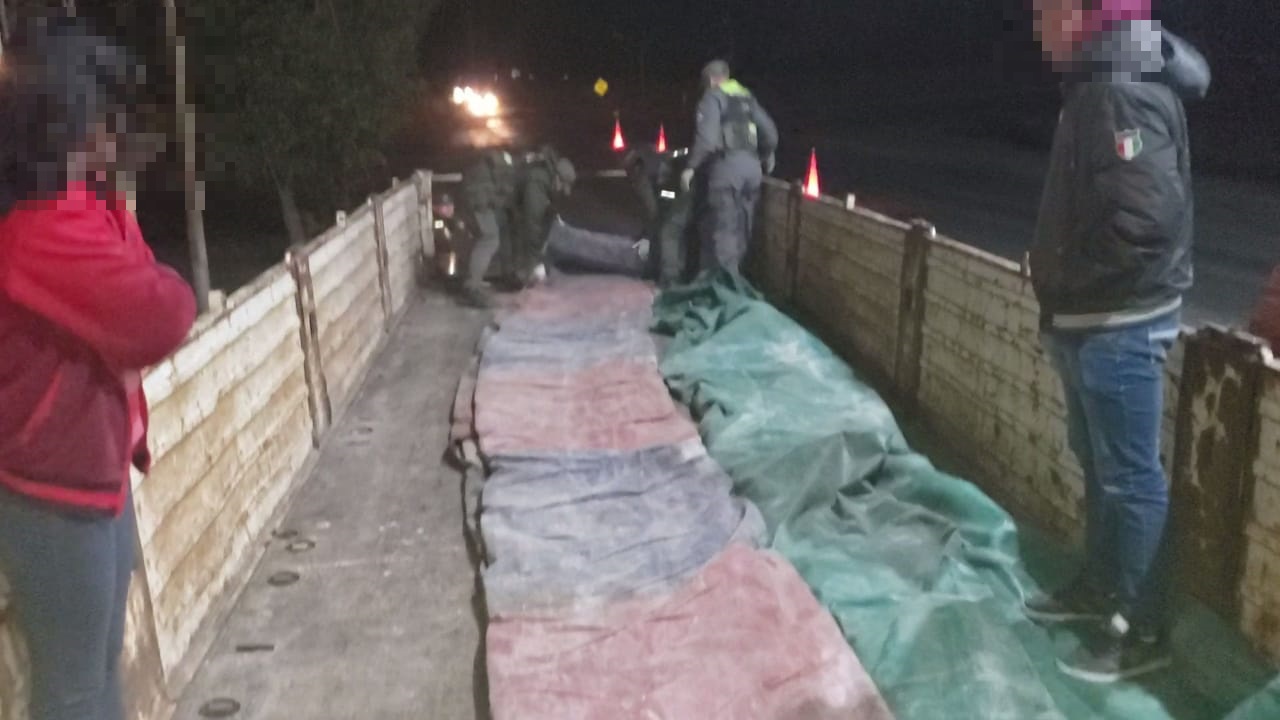 Llevaba 200 kilos de marihuana en un camión vacío