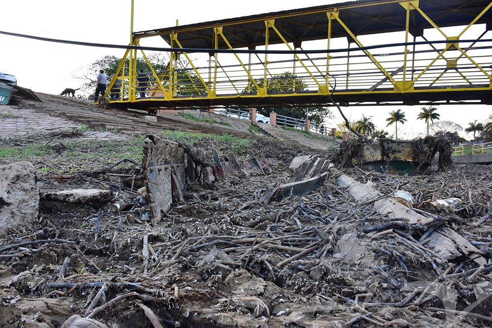 El río Paraguay, en Puerto Formosa, bajó 7 metros en 3 meses