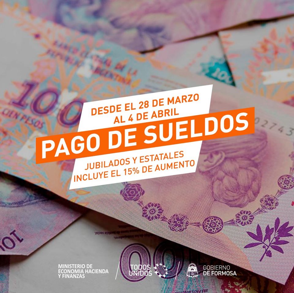 Pago a estatales con cronograma escalonado