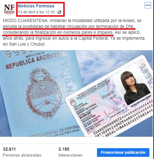 Rige desde el lunes nuevo esquema de circulación por terminación de patentes