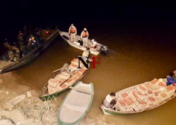 Prefectura secuestró contrabando en la ribera del río Paraguay