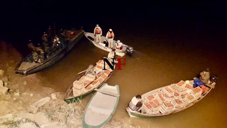 Prefectura secuestró contrabando en la ribera del río Paraguay