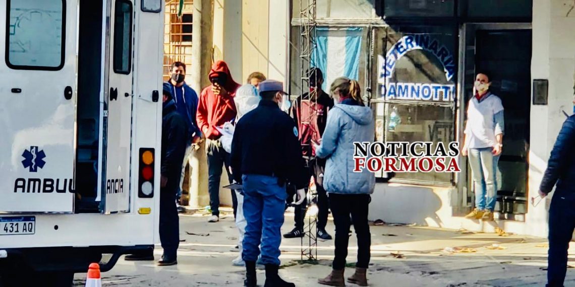 El Gobierno inició hisopados aleatorios en un sector comercial de Clorinda