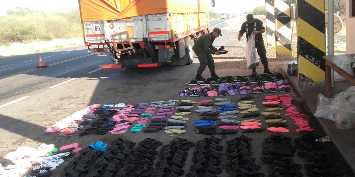 Informe semanal: Gendarmería secuestró mercadería de contrabando valuada en $4.500.000