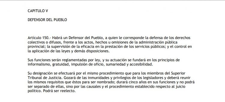 Bloque de diputados presentará un pedido de jury al Defensor del Pueblo de Formosa