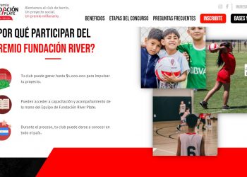 Fundación River lanzó un concurso para premiar con $1.000.000 a clubes y entidades sociales