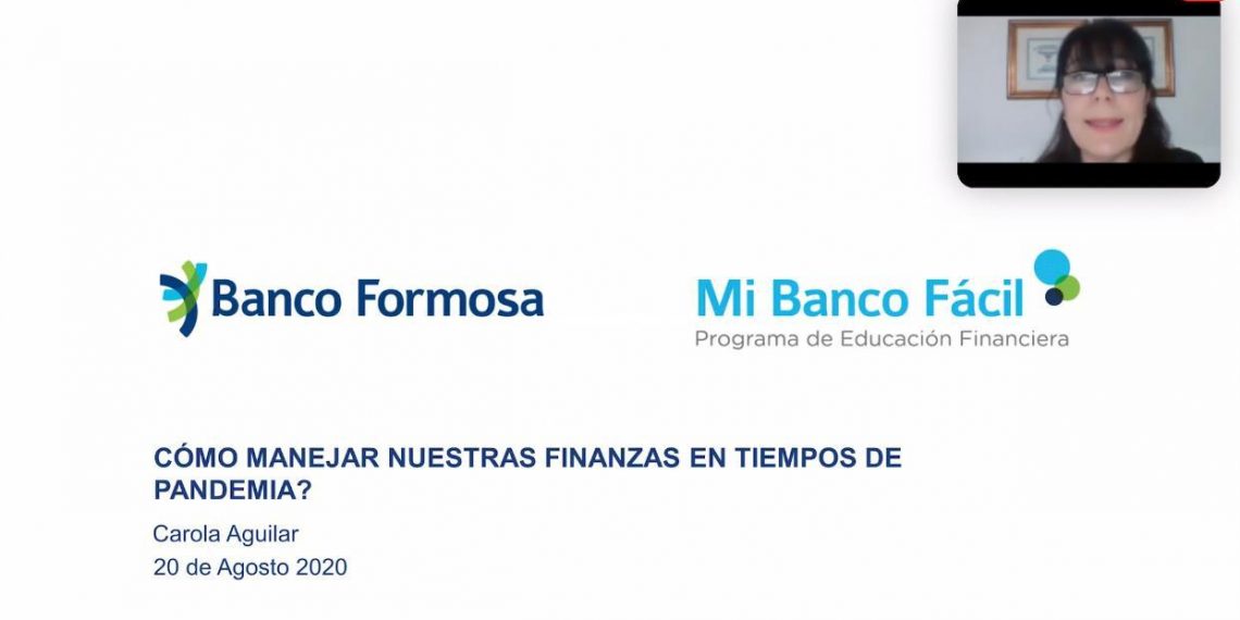 Exitoso primer taller virtual de Banco Formosa