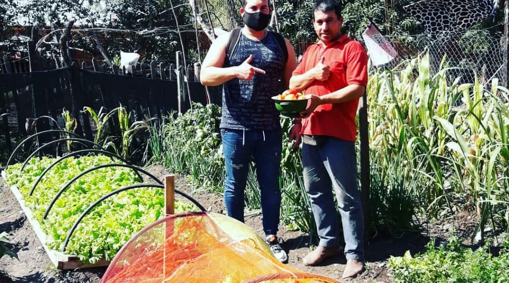 Exitosa iniciativa de huerta comunitaria en el barrio Sagrado Corazón de María