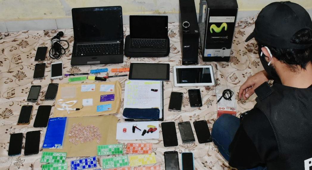 El IAS denunció bingo que promocionaban en redes sociales y la Policía concretó allanamientos con detenciones