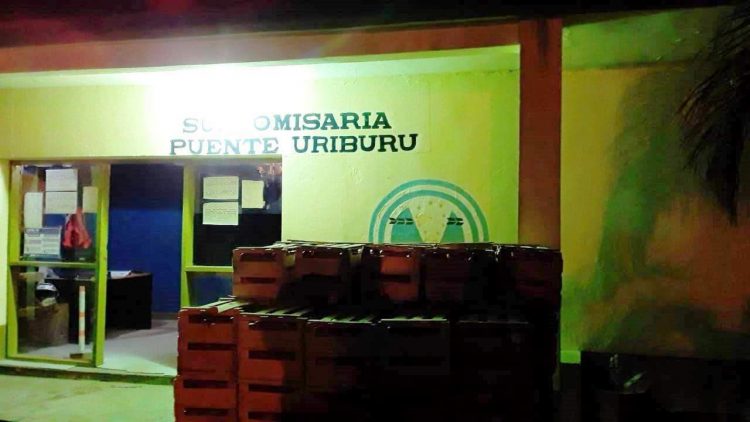 Traían cargamento de tomates por un paso clandestino y fueron detectados