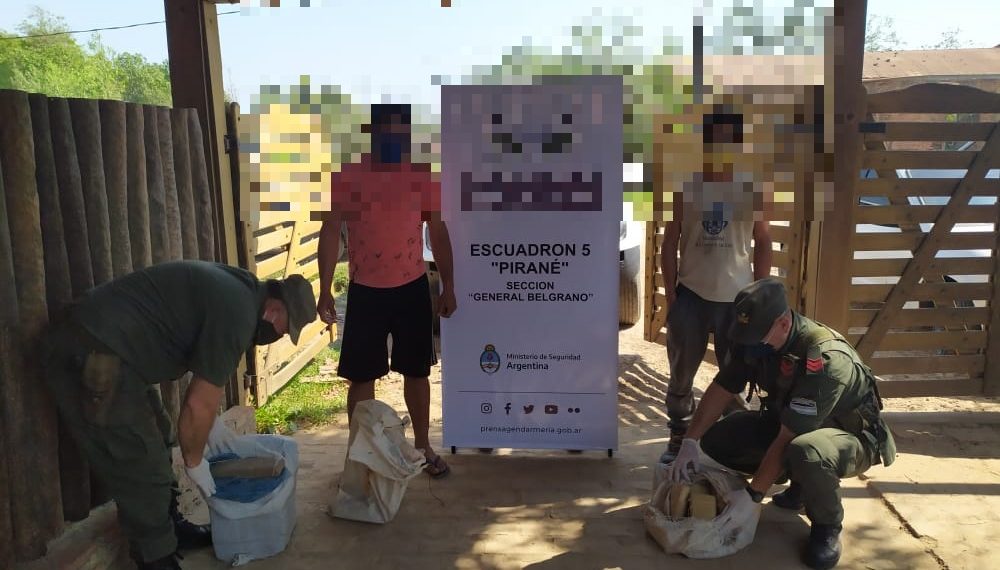 Golpe al narcotráfico: Gendarmería secuestró marihuana valuada en más de $3 millones