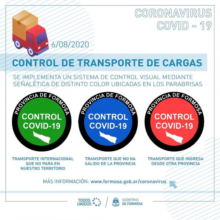 Catalogarán a cada camión con colores para potenciar el control social en lo sanitario