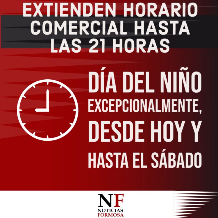 El Gobierno extendió hasta las 21 y por tres días el horario de atención comercial por el día del niño