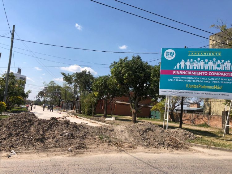 Abren y pavimentan calles que unen los barrios Incone y Alborada