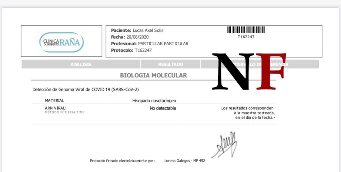 Espera autorización de ingreso, en el puente, con «hisopado negativo» a coronavirus