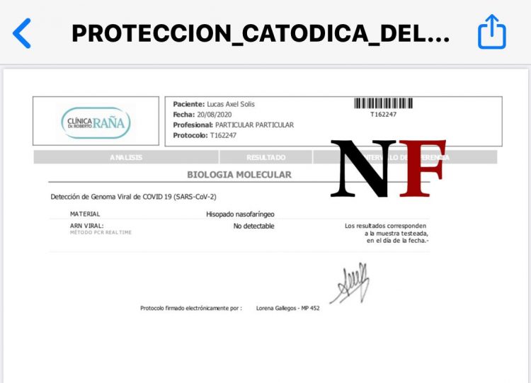 Espera autorización de ingreso, en el puente, con «hisopado negativo» a coronavirus