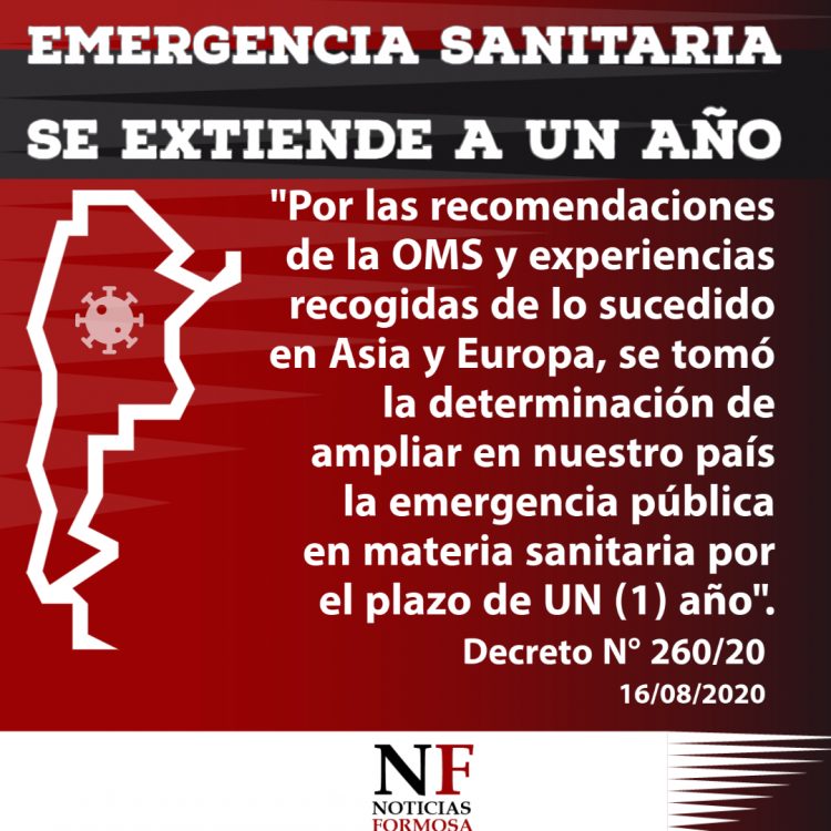 Alberto extiende la emergencia sanitaria a un año y rediseña el aislamiento social para provincias