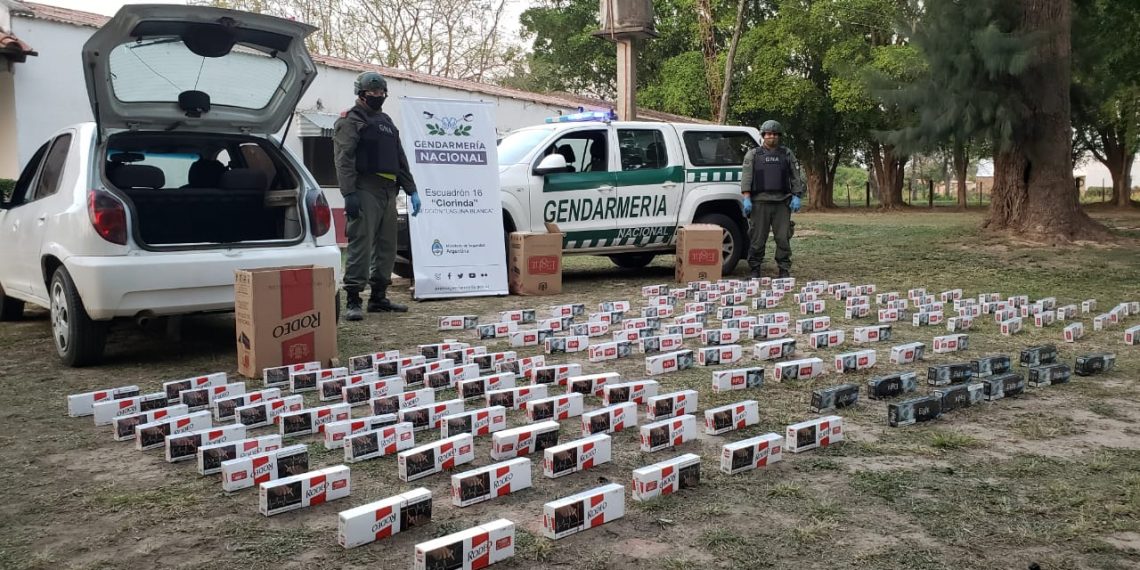 Informe semanal: Gendarmería secuestró mercadería de contrabando valuada en $4.500.000