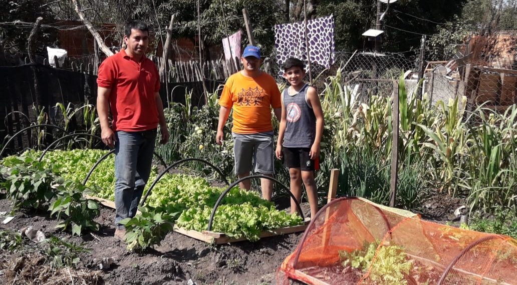 Exitosa iniciativa de huerta comunitaria en el barrio Sagrado Corazón de María