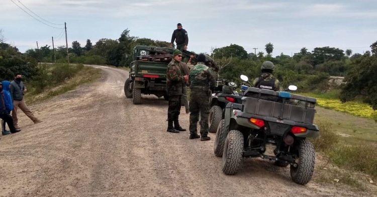 El Escuadrón 16 de GN ya lleva destruido un centenar de puentes clandestinos en Clorinda
