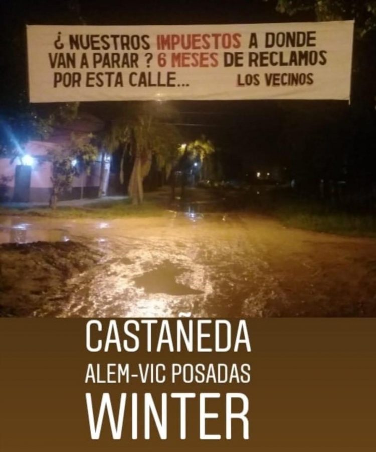 Montoya felicitó a vecinos por fomentar la reactivación de obras de pavimento en el San Miguel