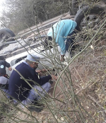 Espectacular vuelco en Perín