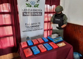 GN secuestró de un camionero, 10 kilos de cocaína valuados en más de 17 millones de pesos
