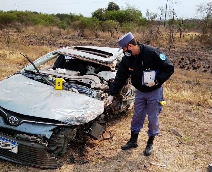 Choque frontal entre dos vehículos dejó una víctima fatal en la ruta 81