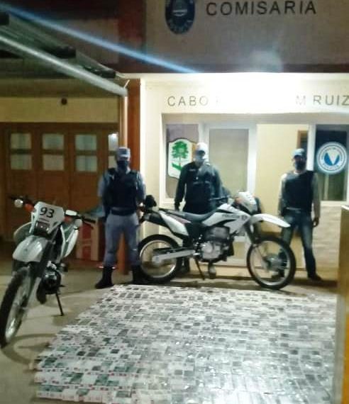 Golpe al contrabando de cigarrillos en el extremo oeste, $473 mil en mercadería secuestrada